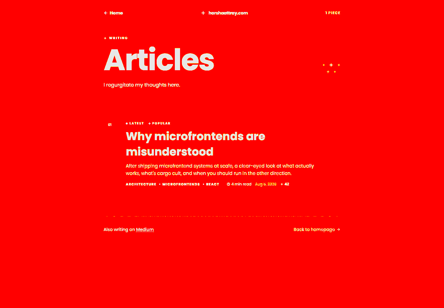 A difference overlay in which the entire page background is painted red while every letter of text is left untouched — the signature of a colour change.